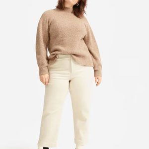 Everlane Straight-Leg Crop Sandstone